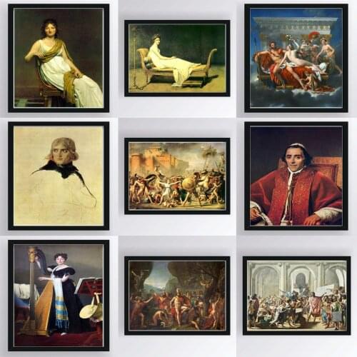 Art Canvas Poster Middle Ages Character Oil Painting Poster Canvas Print Painting Wall Art Living Room Home Decoration