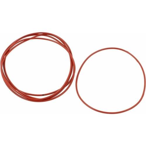 Red 70mm x 1.5mm Silicone Rubber Gasket O Ring Sealing Ring Heat Resistant