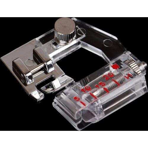 Adjustable Bias Tape Snap Binder Foot Sewing Machine Part Presser Feet