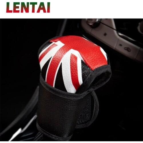 LENTAI For Ford focus 2 3 mk2 fiesta ranger mondeo mk4 Volkswagen polo golf 4 Ssangyong 1Pc Car Gear Shift Collars Cover Leather