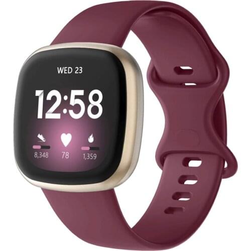 For fitbit sense band Soft silicone Waterproof Sports bracelet for fitbit versa 3 strap Accessories women men smartbands correa