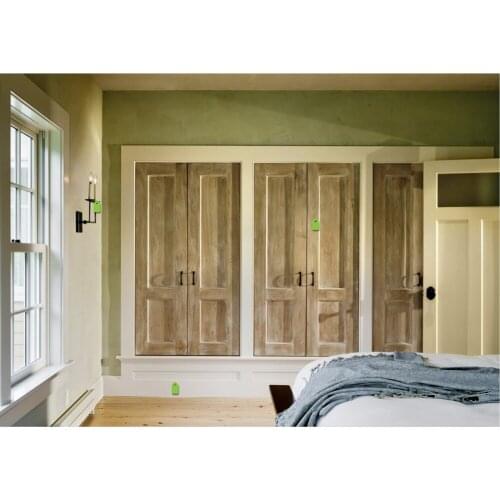 2017 new style shaker square profiles highly durable solid wood door paint grade interior wood door arch entry doors ID1606023