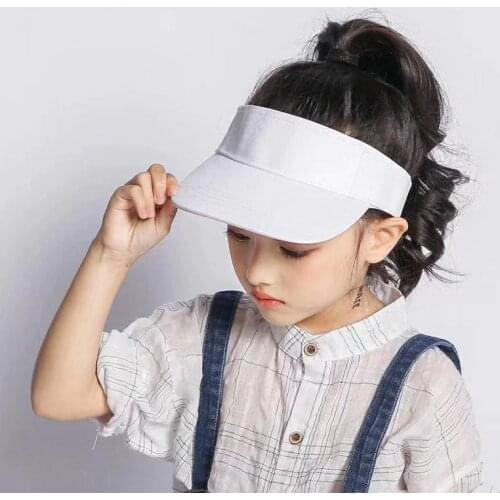 2020 New Sun Visor Hat Caps For Kids Children Sun Protection Hat For Boys Girls Adjustable