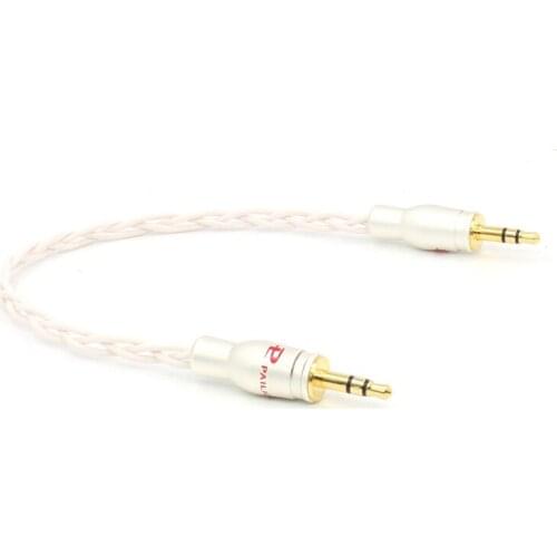 New Free shipping One piece Audio Cable 3.5 to 3.5mm Headphone Amp Interconnects 3.5mm Audio Stereo Cable