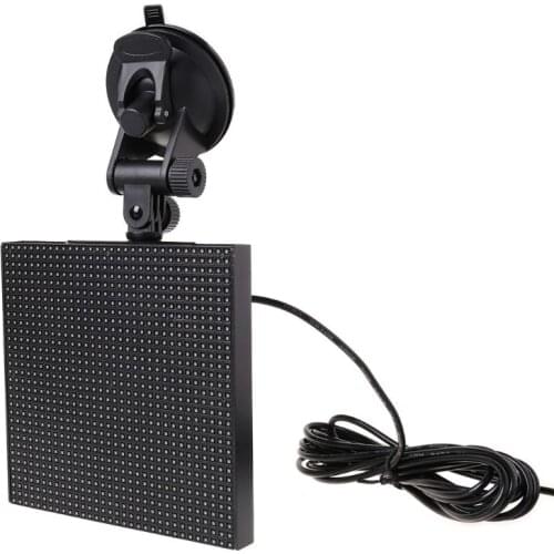 Full color wireless bluetooth App control car LED Display Screen Scrolling LED Sign,Driving instruction,Picture GIF Light