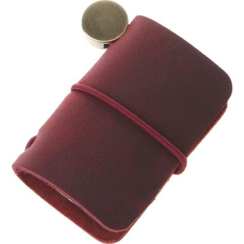 Portable Leather Travel Book Mini Journal Booklet Handmade Cover With Insert Brochure Creative Accessories Writing Gifts For Men