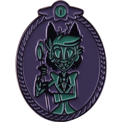 Portrait of Alastor Badge Demon Animation Comedy Fans Collection