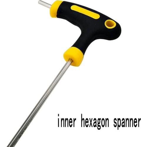 Roller Skating Roller Skating Shoes Wrench T-shaped Wrench Hexagon Super Labor-saving Portable Anti-skid Wire Roller Skating Too