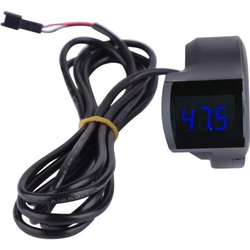 Thumb Accelerator Shifter Accelerator With Digital Voltage Display Voltmeter Suitable For Scooter Electric Scooter 12V To 99V