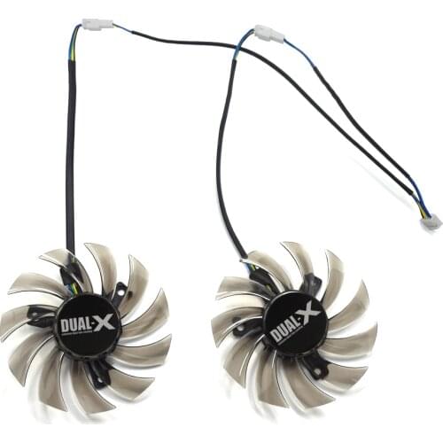 75mm 4Pin Firstd FD7010H12S fan Replace for MSI R6790 N560GTX R6850 Twin Frozr II Asus R7 265 Sapphire HD7850 HD6930 R9 270 2 GB