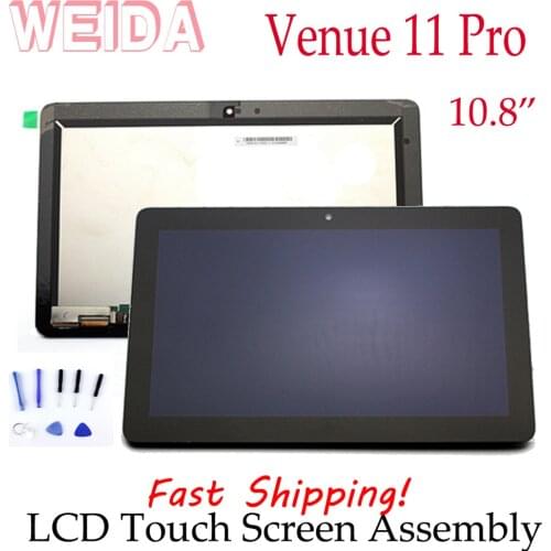 WEIDA LCD Replacement 10.8" For Dell Venue 11 Pro 7140 5130 LCD Display Touch Screen Assembly