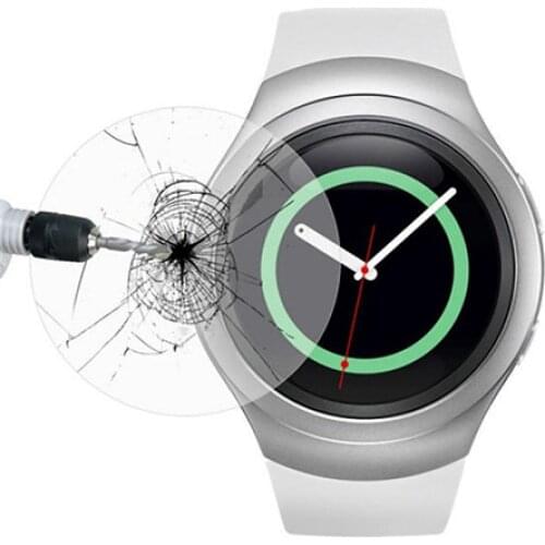 Rounded Tempered Glass Screen Protector for Samsung Gear S2 Smart Wrist Watch