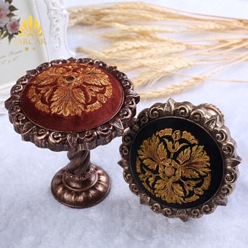 1 pair curtain hook Original design European antique straps curtains Boutique Fabric hanging hook accessories Holdbacks B466