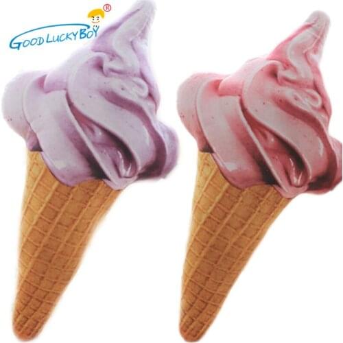 1Pcs 27cm Summer Style 3D Simulation Ice Cream Cushion Stuffed Decorative Kawaii Mini Pillows Toys For Children Kids Brinquedos
