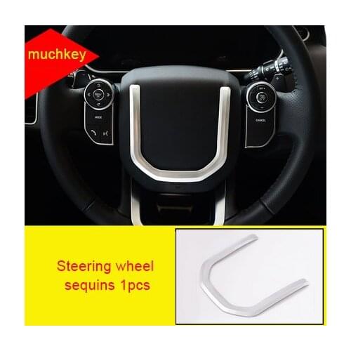 For LR Range Rover Velar chrome Steering wheel sequins 1pc
