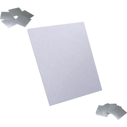 1Pcs Practical Zinc Sheet High Purity Pure Zinc Zn Sheet Plate Metal Foil For Science
