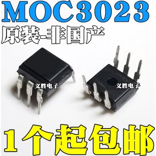 10 pçs/lote MOC3023 DIP6