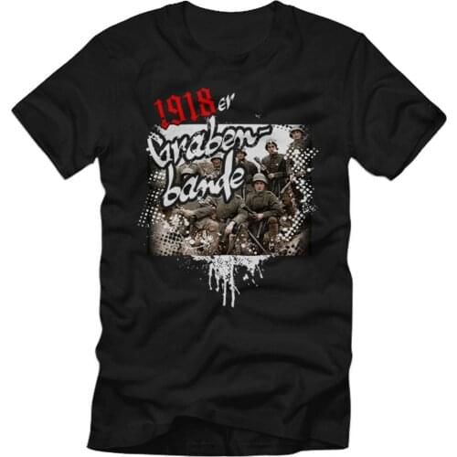 1918er Trench Gang. WWI Soldiers Humor Road Gangsta Rap T-Shirt. Summer Cotton Short Sleeve O-Neck Mens T Shirt New S-3XL