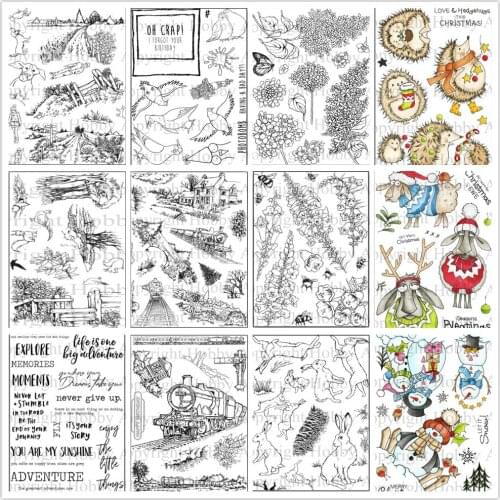 2021 new Christmas tree clear stamp for DIY scrapbooking/Card Making B701