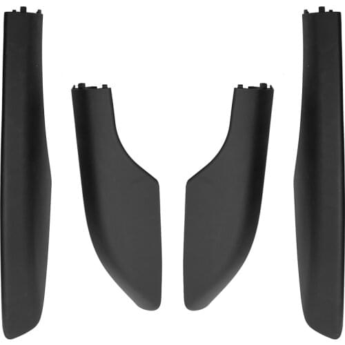 For Toyota Fortuner Hilux 2004 2005 -2013 2014 2015 Replace Matte Black ABS Roof Rack Bar Rail End Protection Cover Shell 4pcs