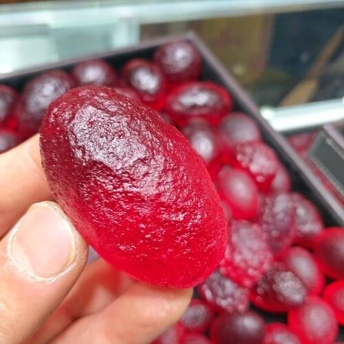 42g RED GEM MOLDAVITE Meteorite Impact Glass Czech