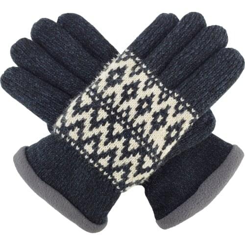 Bruceriver Womens Knitted winter Gloves with Warm Thinsulate Fleece Lining