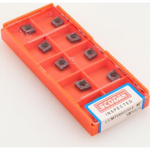 CCMT060204 SM5025 Turning carbide inserts for turning tool holder Stainless steel machining