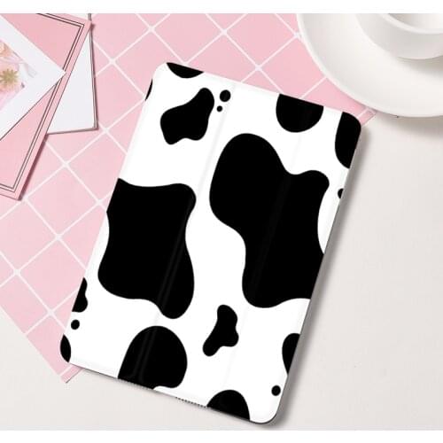 Cow Print for 10.2 iPad ipad 7th Generation Case 2019 8th 6th Mini 5 Cover Pro 12.9 Cases PC Funda For ipad Air Case Pro 11 2020