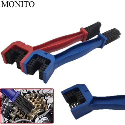 Motorcycle/Bicycle Chain Maintenance Tool Cycling Cleaning Brush For TRIUMRH TIGER 1050 1200 800 XC/XCX/XR/XRX TT600 GSXR 750