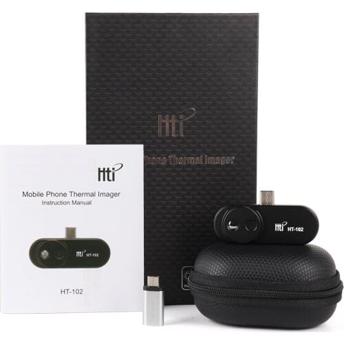 HT 102 Mobile Phone Thermal Infrared Imager Tool Support Video Pictures for Android Type C Thermal Imaging Temperature Detector