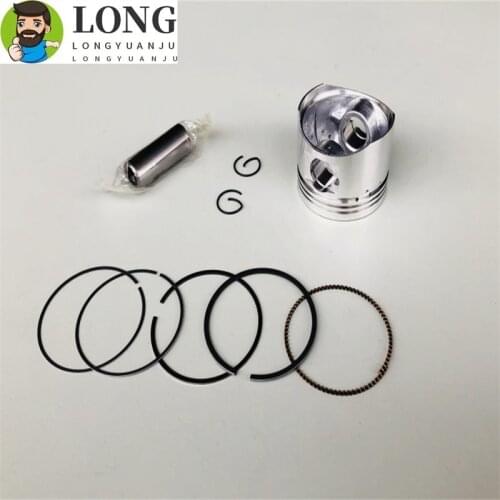 Motorcycle 52.4mm Piston 15mm Pin Ring Set For GY6 125 4 Stroke Scooter Moped ATV QUAD 152QMI 1P52QMI Moped Scooter Dirt Bike