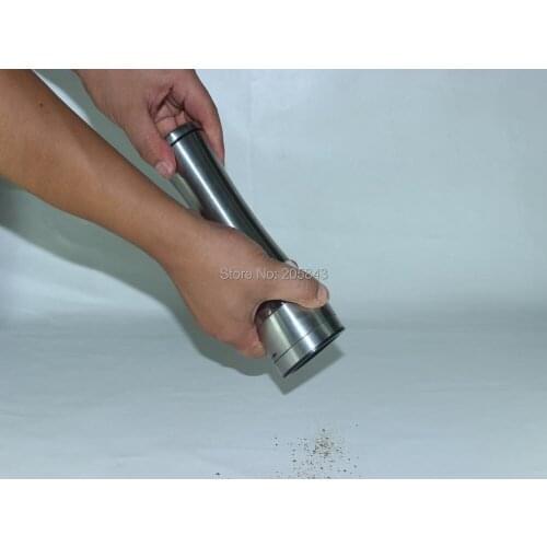 6Stainless Steel Salt & Pepper Mill Grinder Gourmet Cooking Set