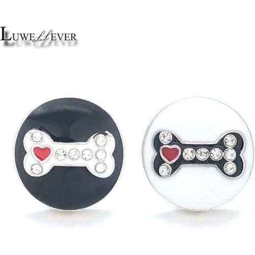 New Component w473 Crystal 18mm Metal Snap Button For Bracelet Necklace Interchangeable Jewelry Women Accessorie Findings