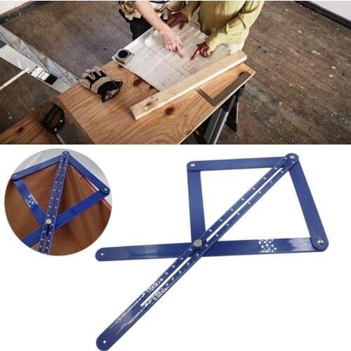 Multifunctional Protractor Corner Angle Finder Tool Square Ruler Protractor Woodworking Model Craft Angle Square Tool
