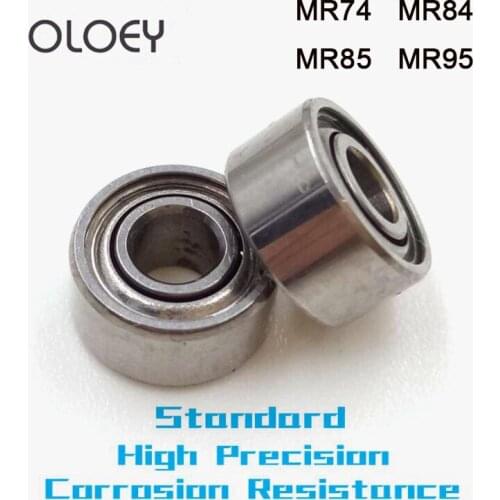 MR Series MR74ZZ MR84ZZ MR85ZZ MR95ZZ 5/10pcs High Precision High Quality Miniature Model Bearing Metal Shielded Ball Bearings