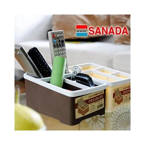 2017 Sanada plastic remote control storage box coffee table office desk mobile phone key finishing box