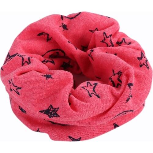 Baby Cotton Neck Scarf Cute Print Children Cotton Collars Scarf Boy Girl Scarf Shawl O Ring Neckerchief Baby Cloth Accessories