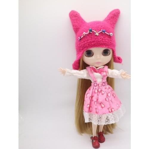 Joint body Nude blyth Doll Factory doll Fashion doll Suitable For DIY blond hair