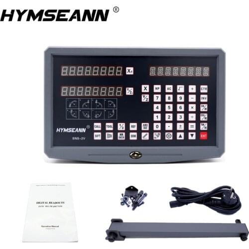 SNS-2V 2 Axis Lathe Milling Machine DRO Digital Readout TTL AC110V/220V Display For Linear Scale Rrating Ruler Encoder