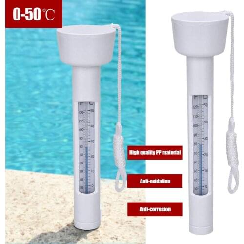 Swimming Pool Thermometer PP 0-50 Degrees Water Temperature Meter Spa Swimming Pool Float Thermometer Supplies