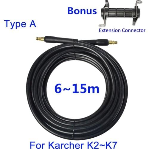 6 10 15 Meters Quick Connect With Car Washer Extension Hose Gun High Pressure Washer Hose Working For Karcher K-series