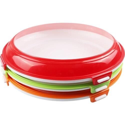Clever Tray Creative Food Plastic Preservation Tray Kitchen Items Food Storage Container Set Food Fresh Storage Microwave Cover
