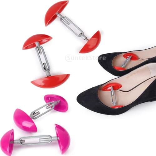 Unisex Mini Shoe Stretchers Width Extender Bunion Corn Blister Relief Adjustable Shoe Trees Extenders for Womens Shoes