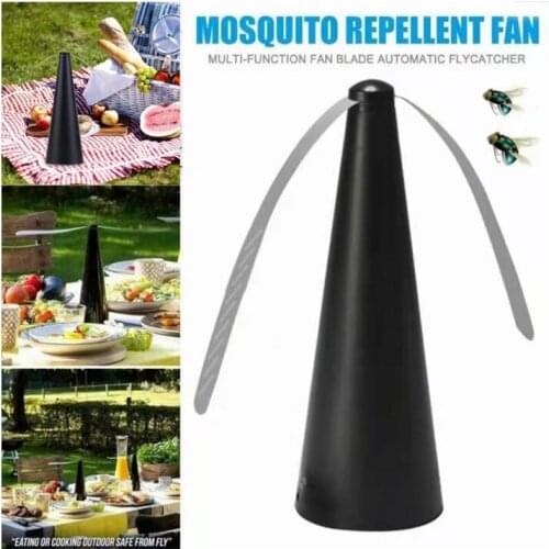 Outdoor Kitchen Fly Repellent Fan Food Protector Fly Destroyer Keep Flies Bugs Away From Food Pest Repellent Table Fan