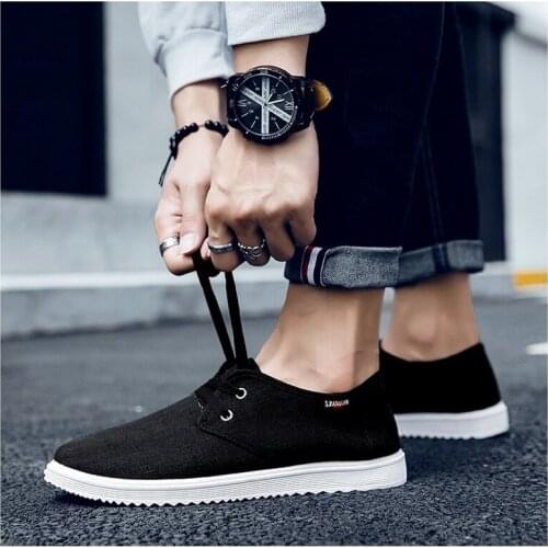 High Quality Canvas Casual Shoes for Men Comfortable Soft Mens Walking Footwear Breathable Surface Flats Shoes Loafers NanX350
