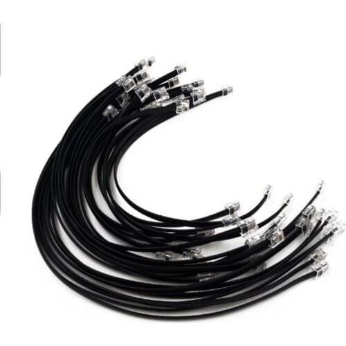 10Pcs/Lot EV3 Data Line Crystal Connector Cable BB601 Sensor Motor Building Blocks Model Parts Fit For LOGO EV3 Robot 45544 9898