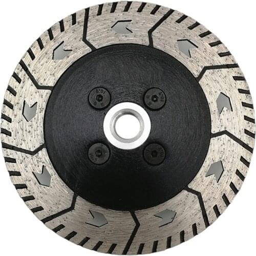 125 x 2.8mm M14 Double-Sided Diamond Saw Blade Grinding Slice Sharp Type With Flange