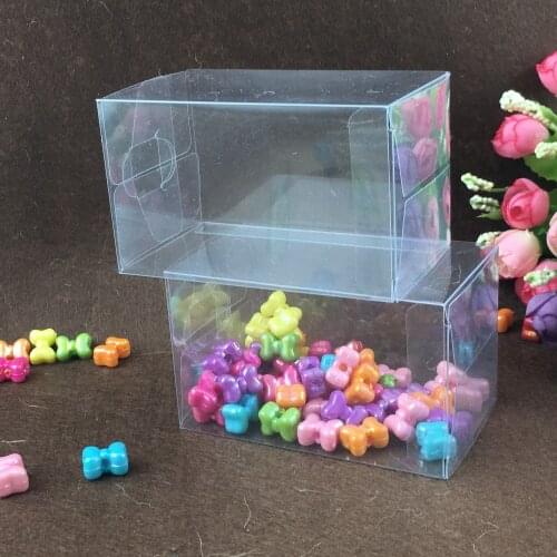 30pcs 10*10*15cm clear plastic pvc box packing boxes for gifts/chocolate/candy/cosmetic/cake/crafts square transparent pvc Box