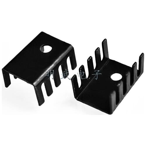 50PCS 718 Heat Sink 15*10*20MM TO220 Triode Special Radiator Such As Aluminum Alloy