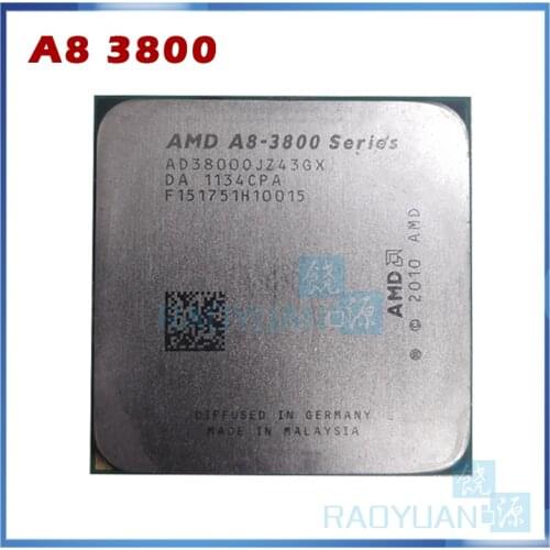 AMD A-Series A8 3800 A8-3800 2.4GHz 65W Quad-Core CPU Processor AD3800OJZ43GX Socket FM1/ 905pin,sell a6 3600 a8 3870 a8 3850